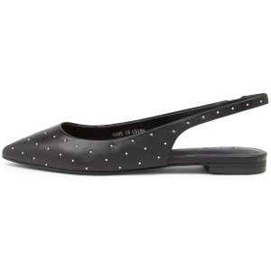 Sol Sana Maze Flat Ss Black Stud Leather Black Stud Shoes Womens Shoes Casual Flat Shoes