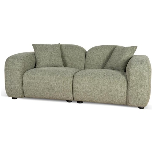 Soma 2 Seater Sofa - Coral Light Green by Interior Secrets - AfterPay Available