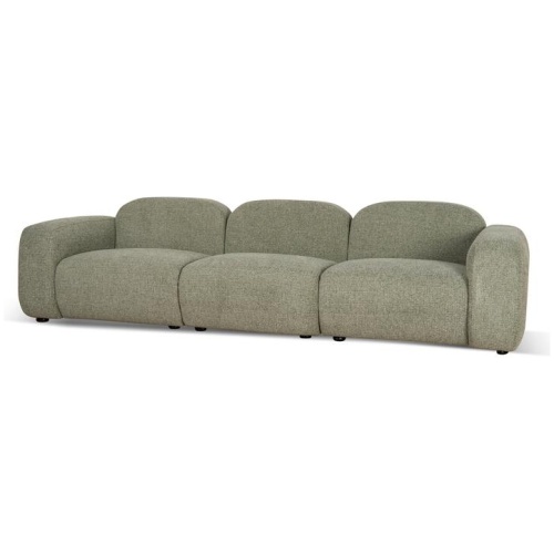 Soma 4 Seater Sofa - Coral Light Green by Interior Secrets - AfterPay Available