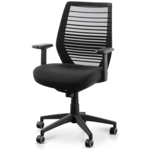 Sondra Office Chair - Full Black by Interior Secrets - AfterPay Available