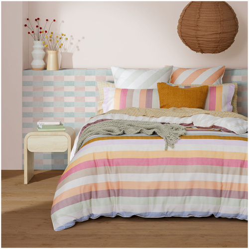 Sonny Striped Quilt Cover - King