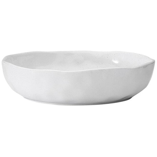 Speckle Stoneware Dinner Bowl Milk Size 22cm by Ecology