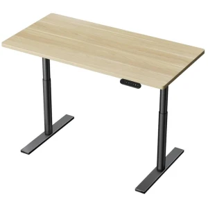 Standing Desk Motorised Electric Dual Motor White Oak 120CM