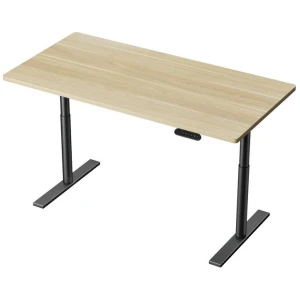 Standing Desk Motorised Electric Dual Motor White Oak 140CM