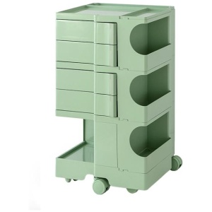 Storage Trolley Bedside Table 5 Tier Cart Boby Replica Green