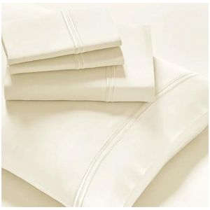 Strada Embroidered 1000 TC Egyptian Cotton Pristine Deep Queen Sheet sets by Renee Taylor