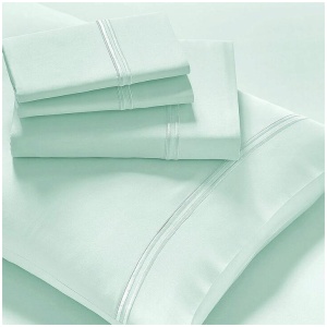 Strada Embroidered 1000 TC Egyptian Cotton Spa Deep King Sheet sets by Renee Taylor