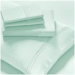 Strada Embroidered 1000 TC Egyptian Cotton Spa Split King Sheet sets by Renee Taylor