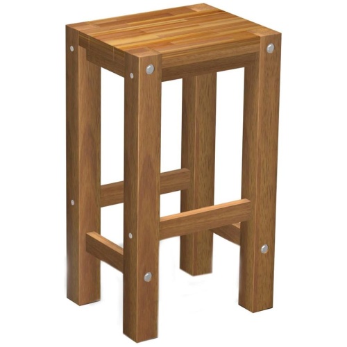 Sturdy Stool Natural