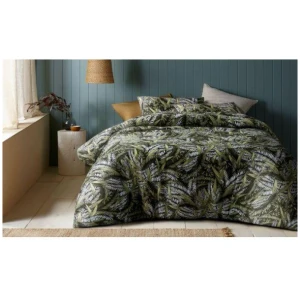 Styx Washed Cotton Printed Quilt Cover Set by Accessorize King