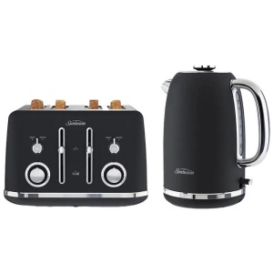 Sunbeam Black KE2700K Toaster & TA2740K Kettle Bundle