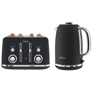 Sunbeam Black KE2700K Toaster & TA2740K Kettle Bundle