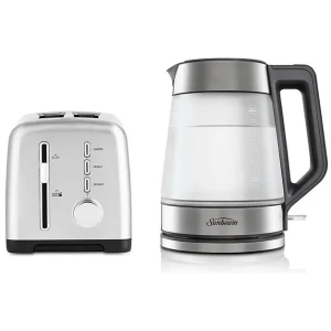 Sunbeam Stainless Steel TAM1002SS Toaster & KE6200 Kettle Bundle