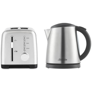 Sunbeam Stainless Steel TAM1002SS Toaster & KE7110 Kettle Bundle