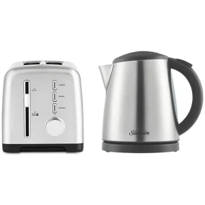 Sunbeam Stainless Steel TAM1002SS Toaster & KE7110 Kettle Bundle