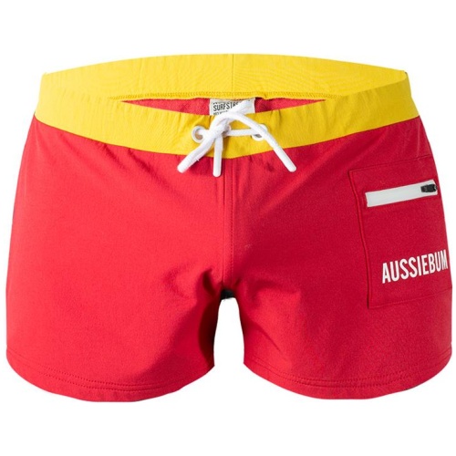 SurfStretch Red Shorts L