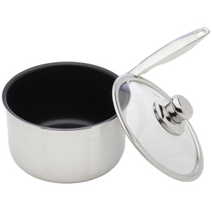 Swiss Diamond XD Non-Stick Clad Saucepan with Lid 18cm