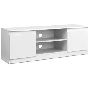TV Cabinet Entertainment Unit 120cm White Anita