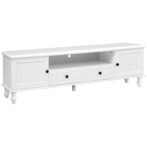 TV Cabinet Entertainment Unit 160cm White Kubi