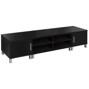 TV Cabinet Entertainment Unit 190cm Black Danson