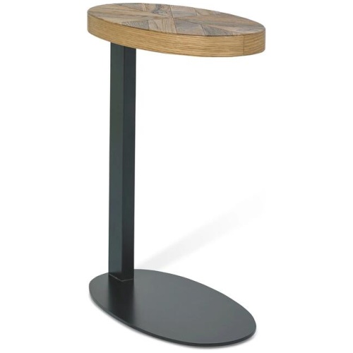 Tammi Oval Side Table - European Knotty Oak by Interior Secrets - AfterPay Available