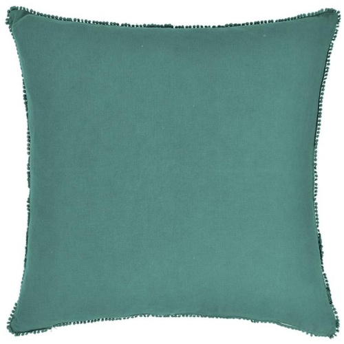 Teal Ocean Oversize Linen Cushion - 60x60cm