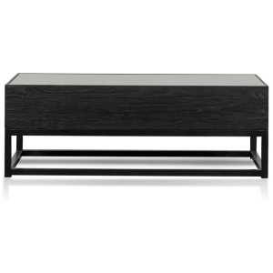 Ted 1.2m Elm Coffee Table - Full Black by Interior Secrets - AfterPay Available