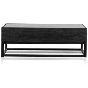 Ted 1.2m Elm Coffee Table - Full Black by Interior Secrets - AfterPay Available