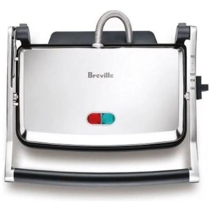 The Toast and Melt Sandwich Press 2 Slice Polished Chrome by Breville