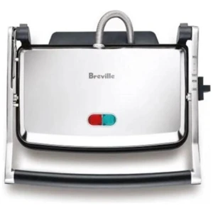 The Toast and Melt Sandwich Press 2 Slice Polished Chrome by Breville