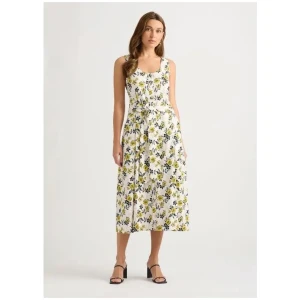 Theia Linen Dress