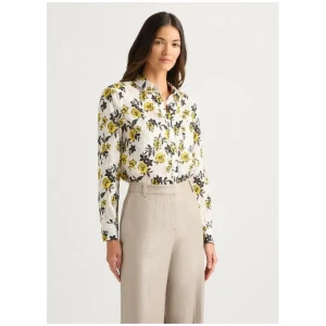 Theia Linen Floral Shirt