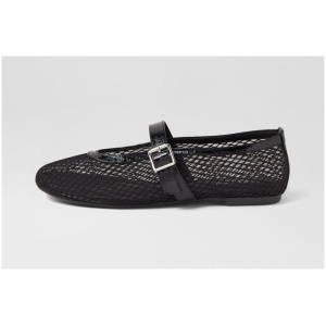 Therapy Addie Th Black Patent Pu Black Shoes Womens Shoes Casual Flat Shoes