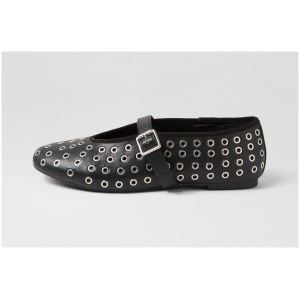 Therapy Avalon Ii Th Black Smooth Black Shoes Womens Shoes Casual Flat Shoes