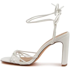 Therapy Bexley Th White Smooth White Sandals Womens Shoes Dress Heeled Sandals
