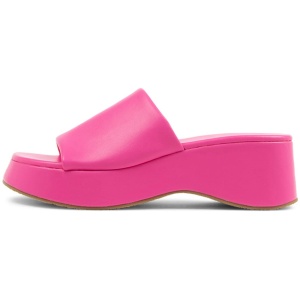 Therapy Cindy Th Pink Smooth Pink Sandals Womens Shoes Casual Heeled Sandals