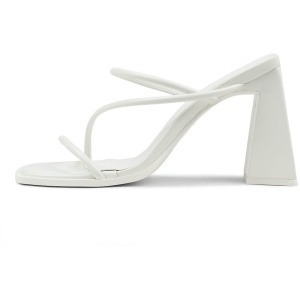 Therapy Heaven Th White Smooth White Sandals Womens Shoes Dress Heeled Sandals