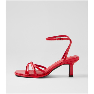 Therapy Kenzie Ii Th Red Patent Pu Red Sandals Womens Shoes Dress Heeled Sandals