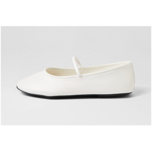 Therapy Mon Cherri Th White Smooth White Shoes Womens Shoes Casual Flat Shoes