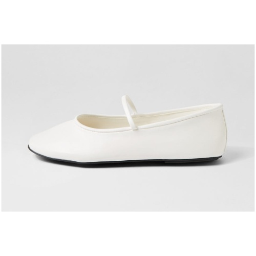 Therapy Mon Cherri Th White Smooth White Shoes Womens Shoes Casual Flat Shoes