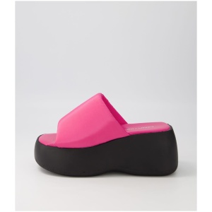 Therapy Syd X Ella May Ding Th Pink Nylon Pink Sandals Womens Shoes Casual Sandals Flat Sandals