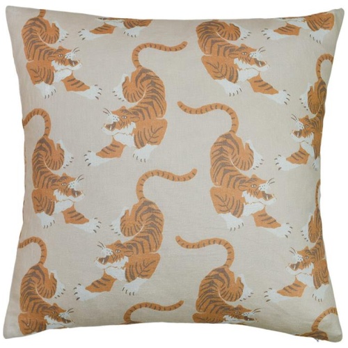 Tigress Linen Cushion - 50x50cm
