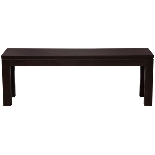 Tilda Solid Mahogany Timber Bench (Chocolate)