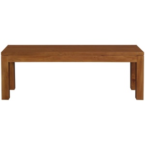 Tilda Solid Mahogany Timber Bench (Light Pecan)