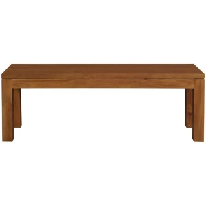Tilda Solid Mahogany Timber Bench (Light Pecan)