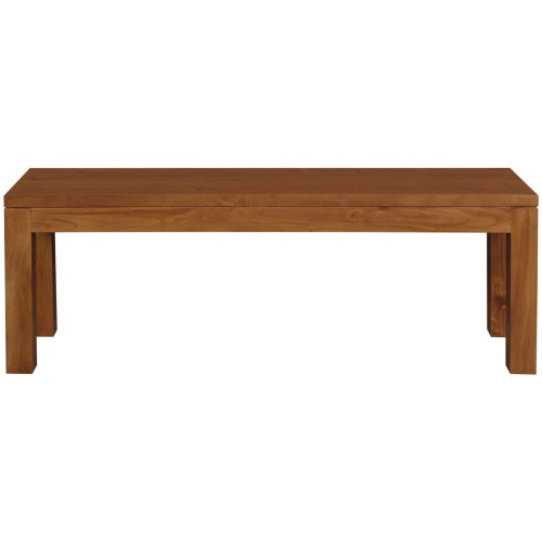 Tilda Solid Mahogany Timber Bench (Light Pecan)