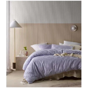Tipo Lilac Quilt Cover Set by Accessorize Super King