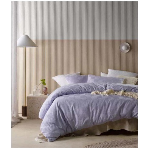 Tipo Lilac Quilt Cover Set by Accessorize Super King