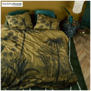 Tour Du Monde At Home Cotton Ochre Quilt Cover Sets by Bedding House Queen
