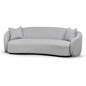 Trevor 3 Seater Fabric Sofa - Clay Grey by Interior Secrets - AfterPay Available